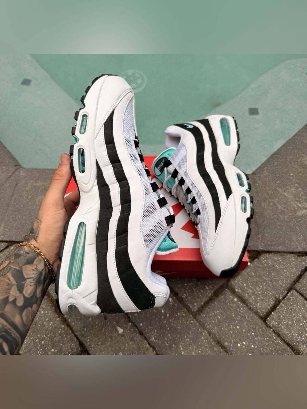 NIKE AIR MAX 95 OG ‘BLACK BORDER’ 2025 | IM7409-100 MENS SIZE 14MEN - Picture 4 of 6